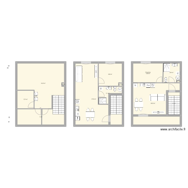 terrain opoul 60 m2. Plan de 0 pièce et 0 m2