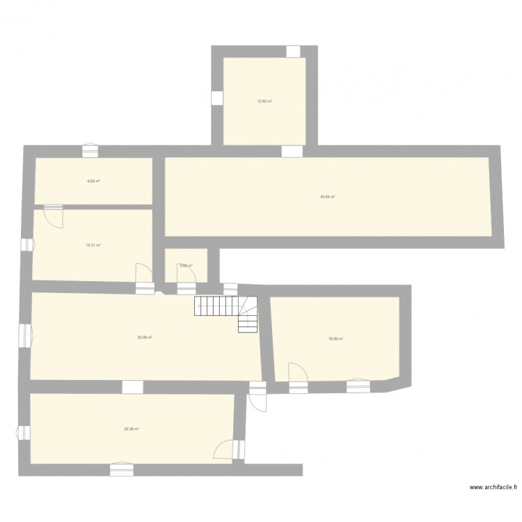 Essai appart Gp . Plan de 0 pièce et 0 m2