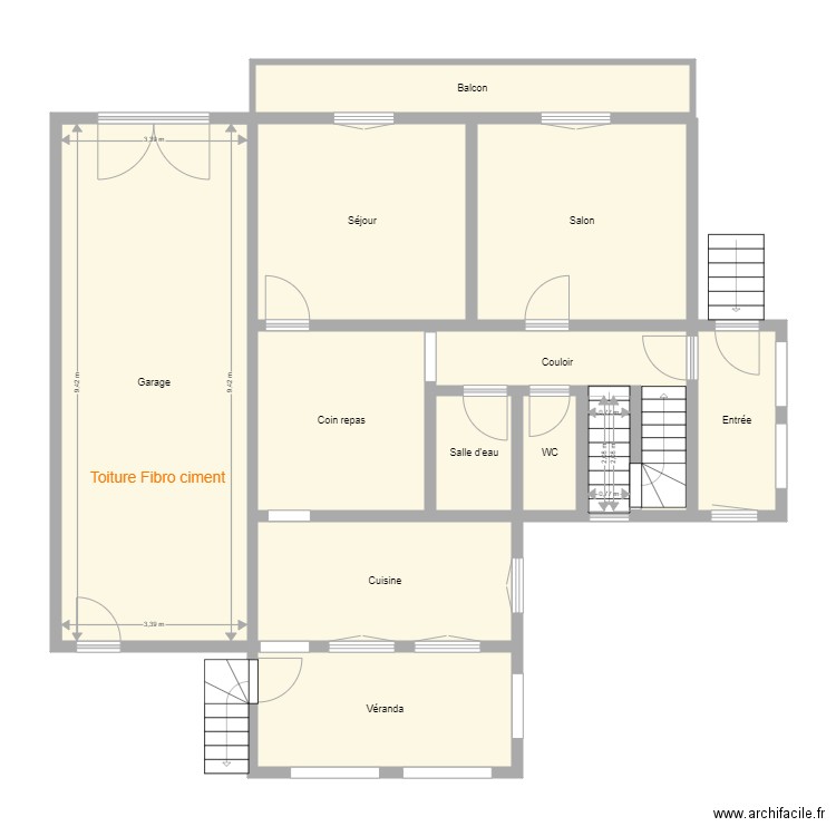 Croquis FROELIGER. Plan de 0 pièce et 0 m2