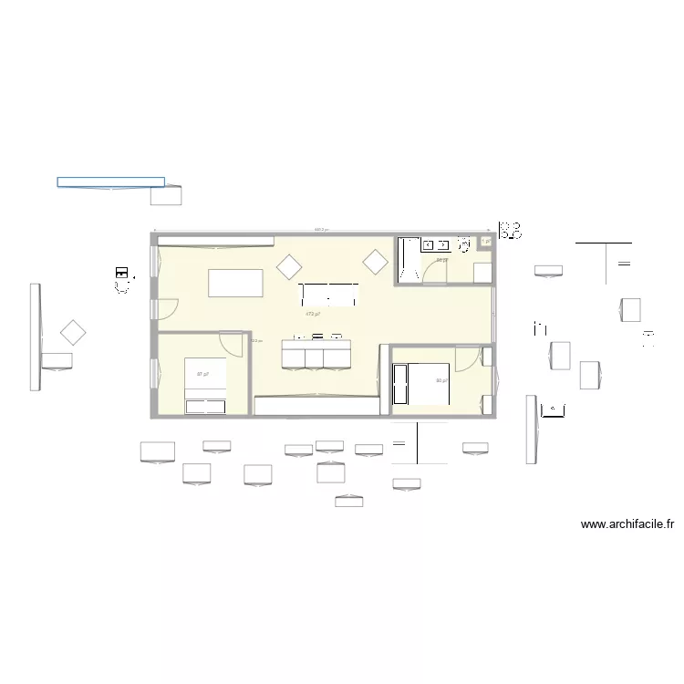 5093 Chambord Option 17 Flip. Plan de 