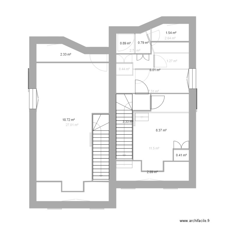 bloc 2. Plan de 0 pièce et 0 m2