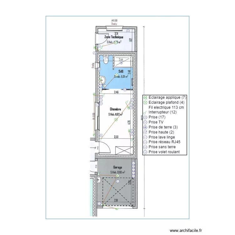 GALLOIS. Plan de 