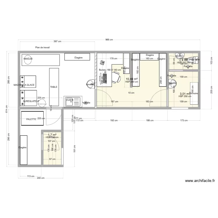 PLAN CUISINE 23/04/2023. Plan de 