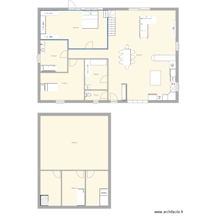 plan maison . Plan de 0 pièce et 0 m2