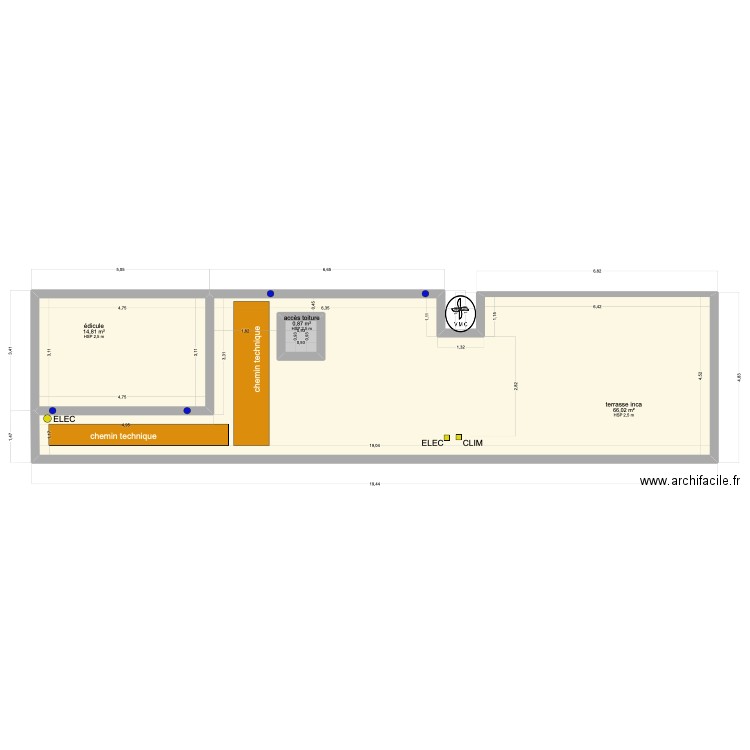 EHPAD ATTIQUE. Plan de 0 pièce et 0 m2
