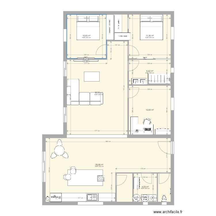 coult suite parentale ok 2+. Plan de 0 pièce et 0 m2