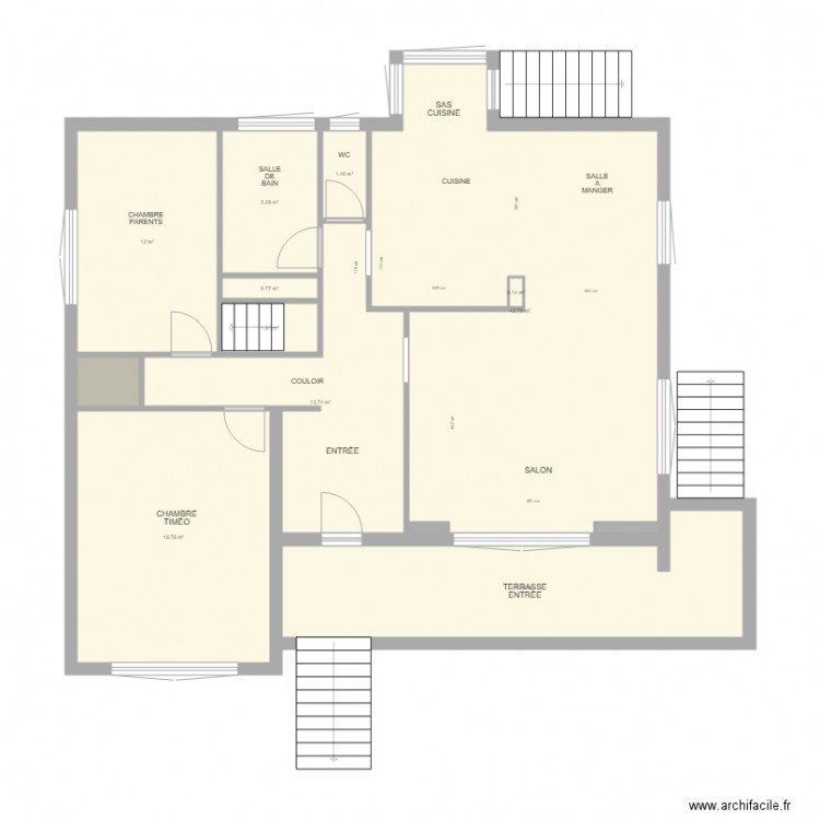 maison graff vide. Plan de 0 pièce et 0 m2