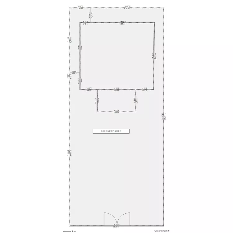 POSITION HOUSE IN LAND. Plan de 
