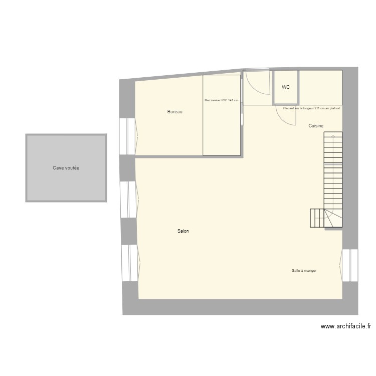 Buisson RDC. Plan de 0 pièce et 0 m2