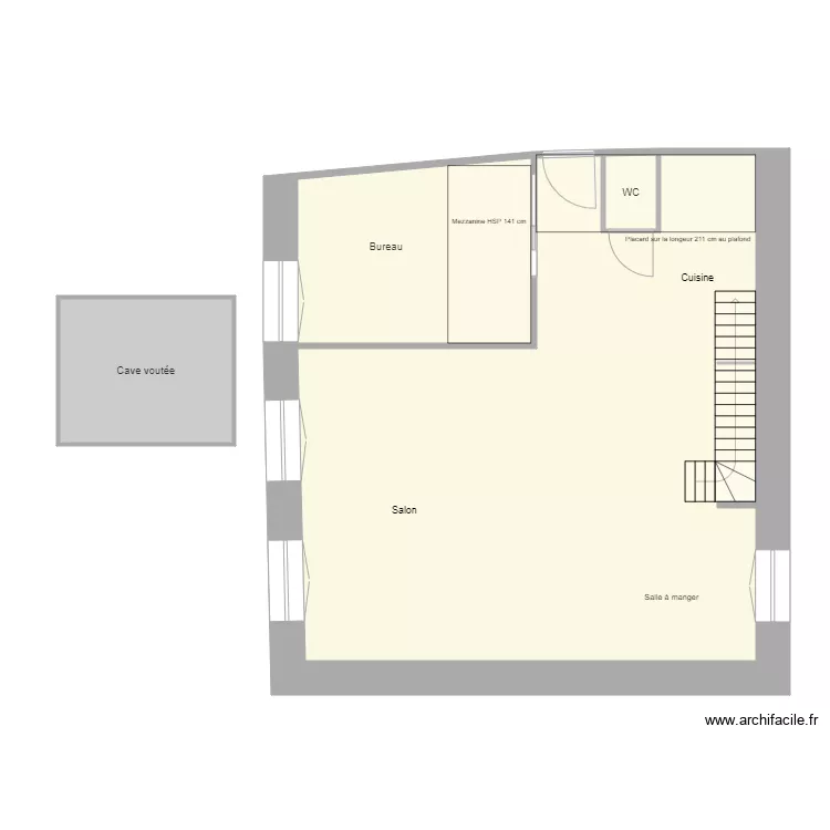 Buisson RDC. Plan de 