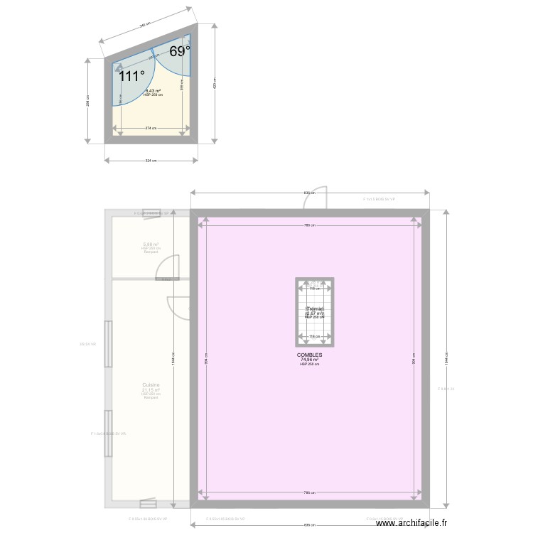 Sauve roche 4279. Plan de 0 pièce et 0 m2