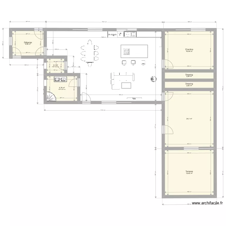 maison MAILLEY 70. Plan de 