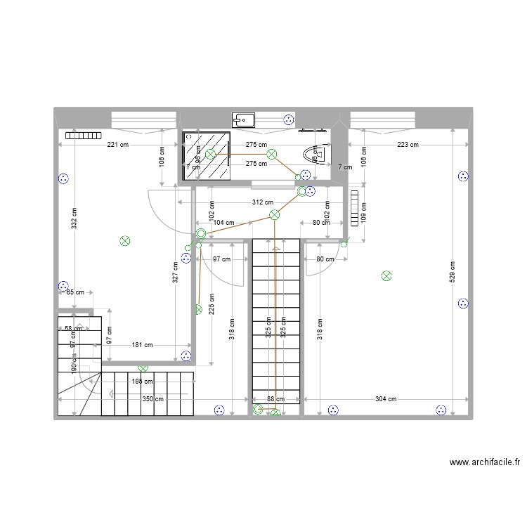 RIOUX R+1 élec. Plan de 0 pièce et 0 m2