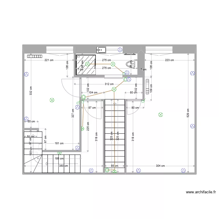 RIOUX R+1 &eacute;lec. Plan de 