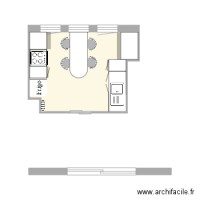 Cuisine avec mobilier existant