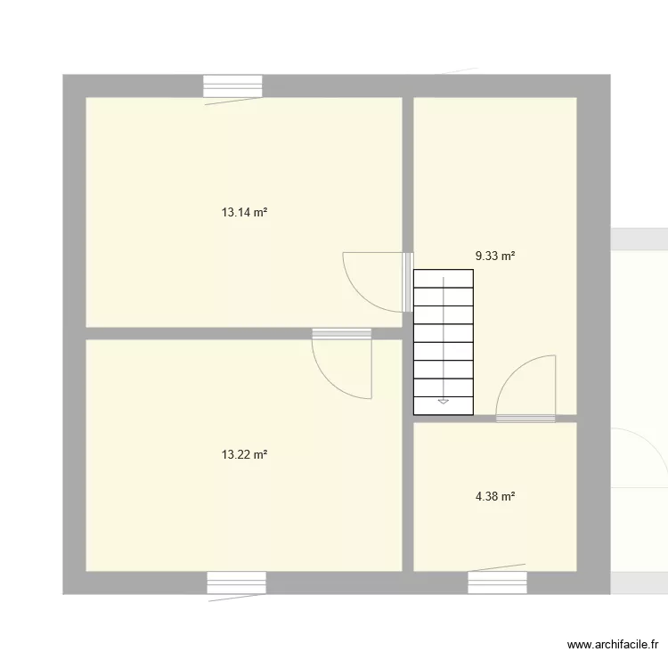 Trousse Acosse. Plan de 