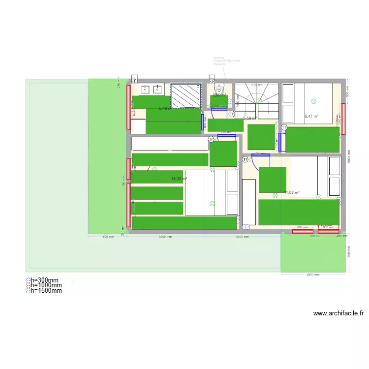 105 2 Матвейково 1111 эл ТП. Plan de 