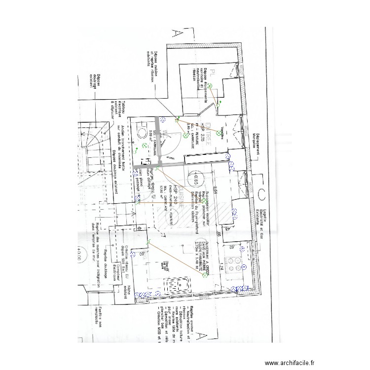 elec cuisine barraux. Plan de 0 pièce et 0 m2