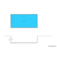 Plan en coupe piscine