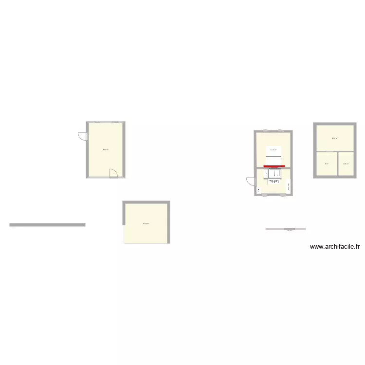 agrandissement. Plan de 