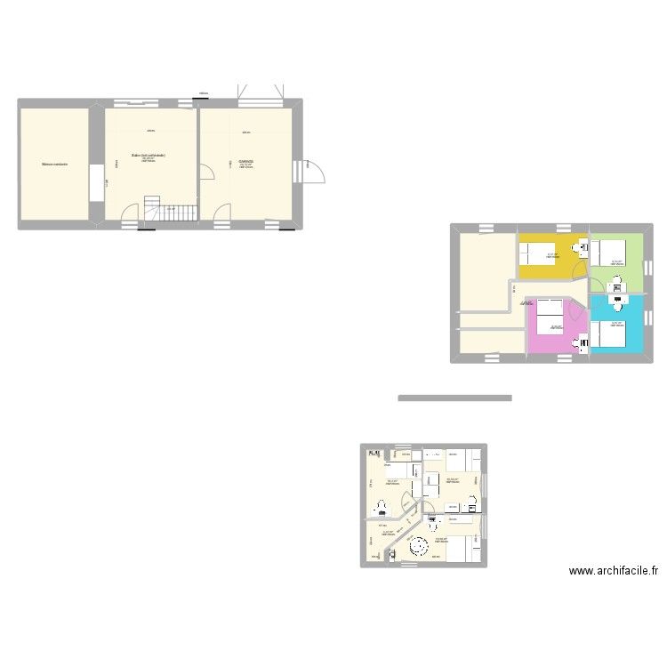 etage. Plan de 0 pièce et 0 m2
