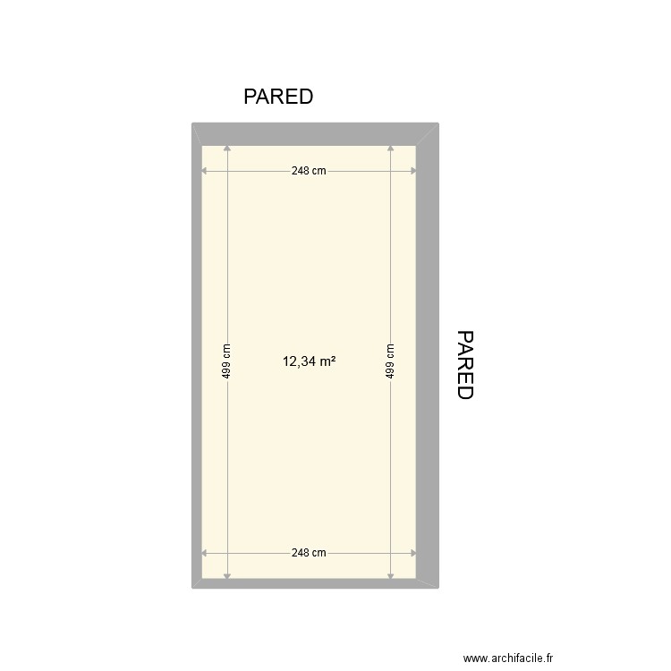 ANEXOS TARAZONA 2. Plan de 1 pièce et 12 m2