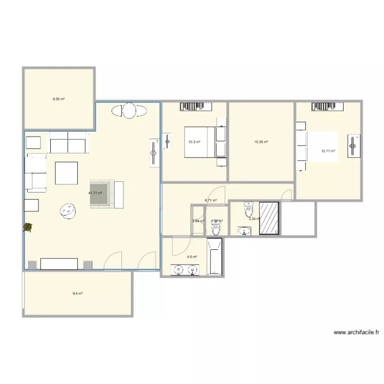 Parc Montaigne. Plan de 