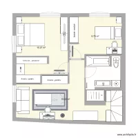 plan 2 maison sans 3eme chambre 