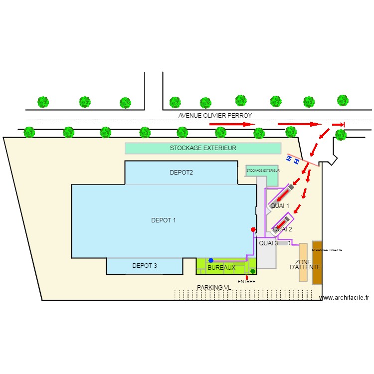 PEA 5 FLECHES. Plan de 0 pièce et 0 m2