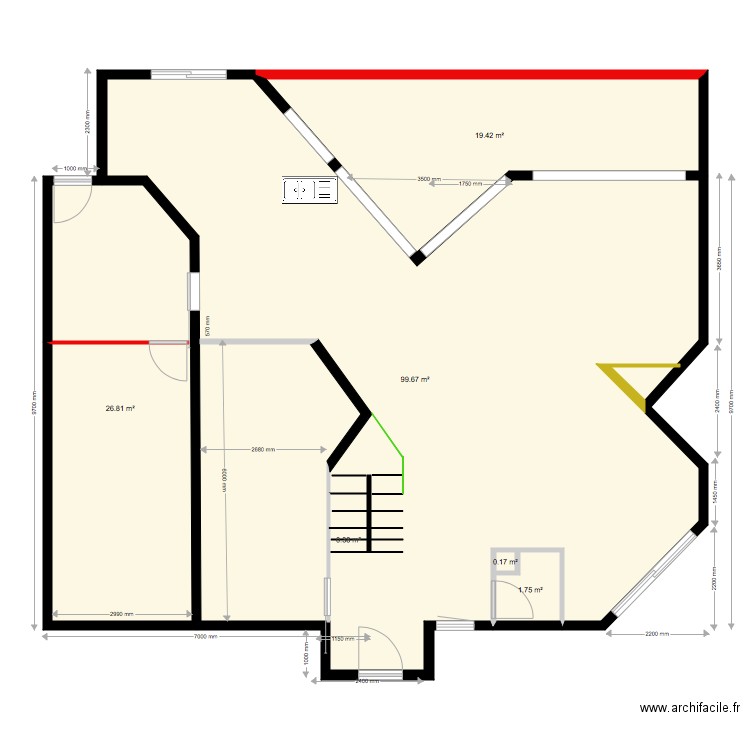 paul le flem. Plan de 0 pièce et 0 m2