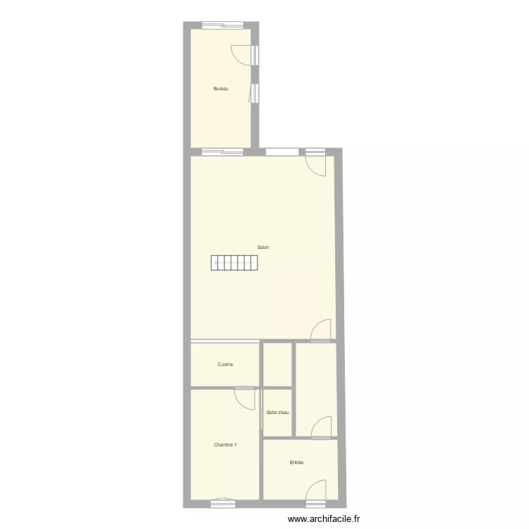 Croquis RAPENEAU. Plan de 