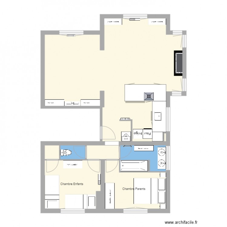 Le Touquet projet 3. Plan de 0 pièce et 0 m2