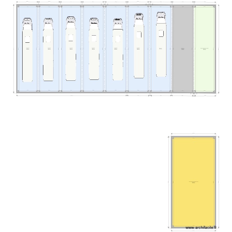 CARROSSERIE POIDS LOURD 1. Plan de 10 pièces et 1076 m2