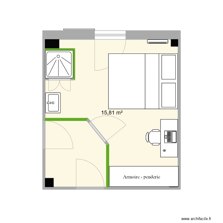 Chambre5. Plan de 0 pièce et 0 m2