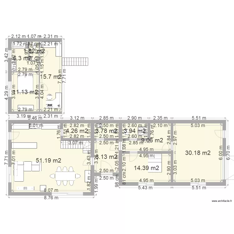 Maison la chaume 2. Plan de Maison la chaume 2. Plan de