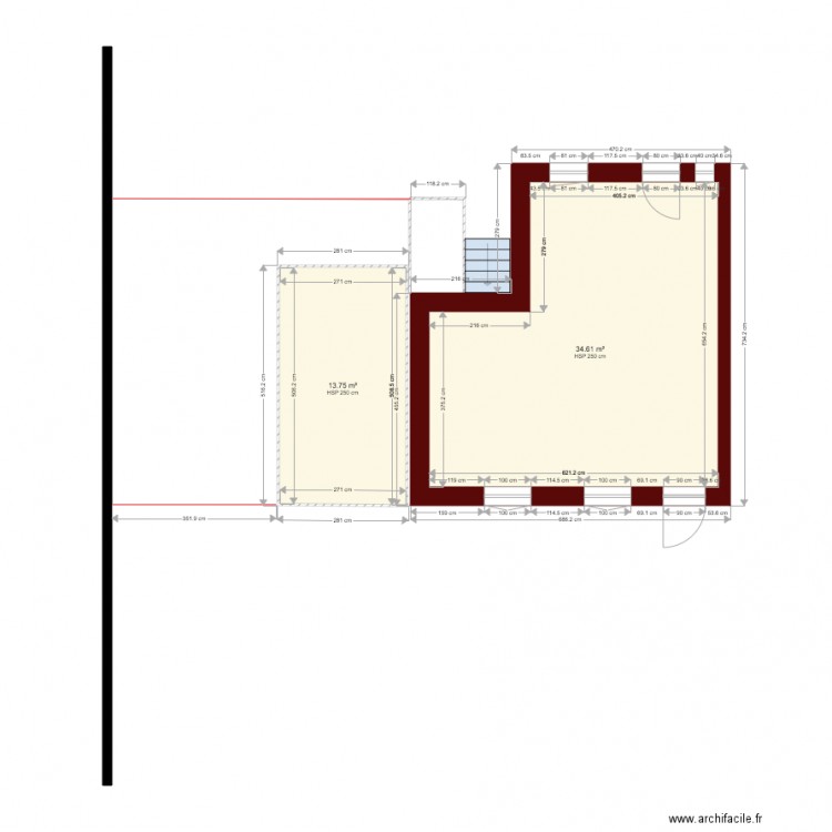 Cotes maison. Plan de 0 pièce et 0 m2