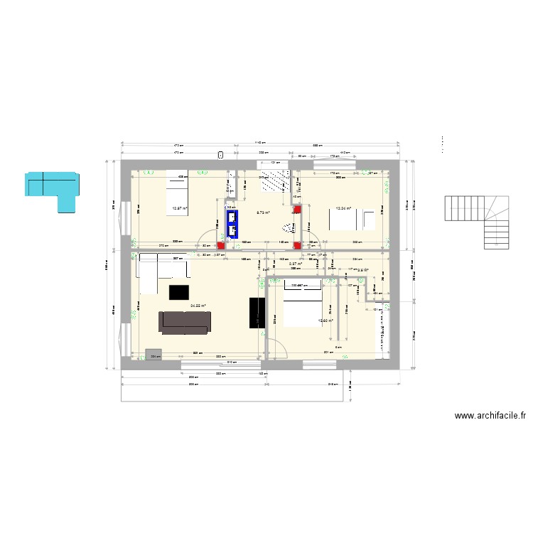 maison 1er 19032019. Plan de 0 pièce et 0 m2