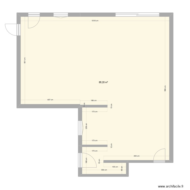 JEFF EXISTANT. Plan de 0 pièce et 0 m2