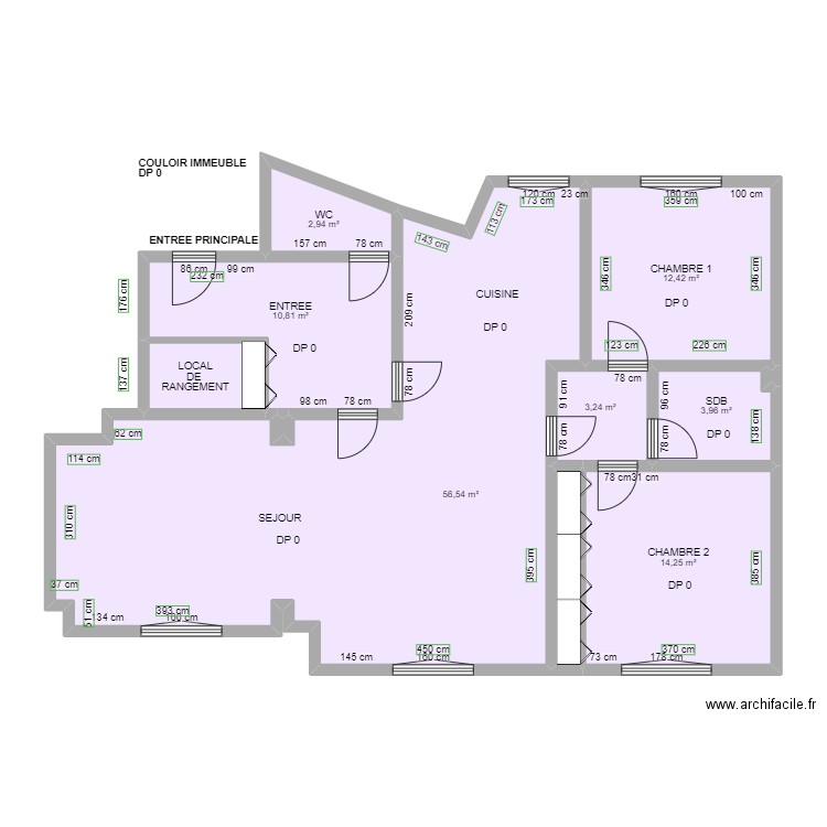 2 NOTAIRE EMILIE JOURDAN AVANT TRAVAUX. Plan de 0 pièce et 0 m2