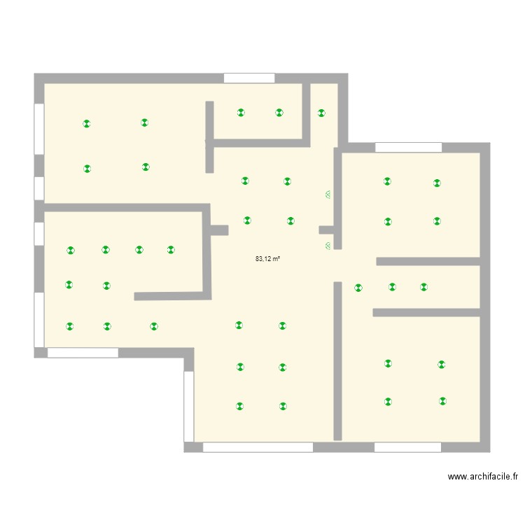 RDC. Plan de 0 pièce et 0 m2