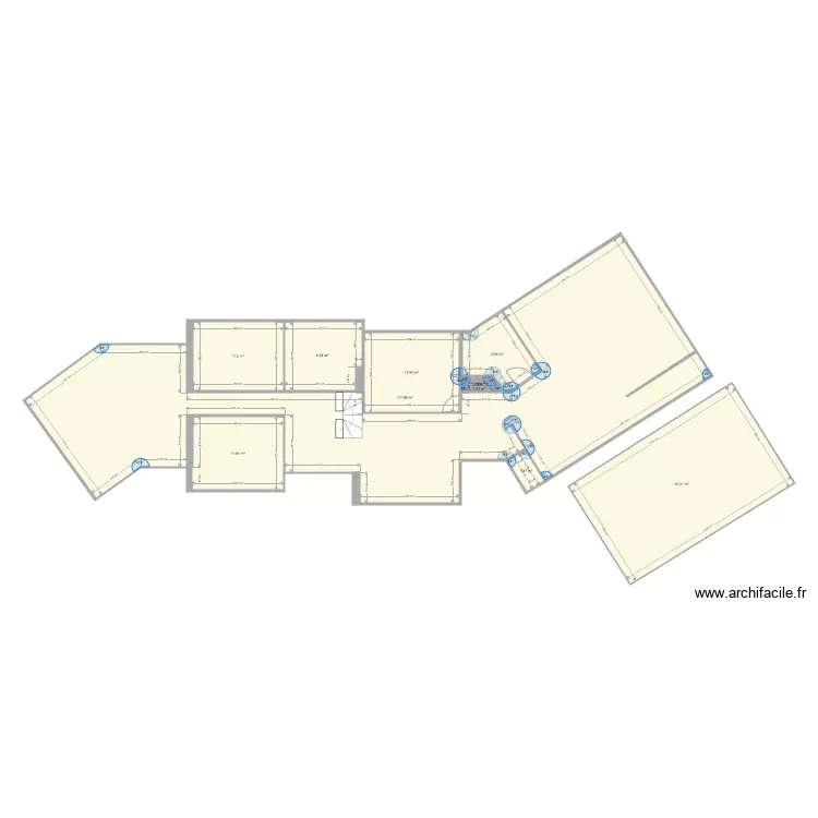 Maison Saint C Titi. Plan de 