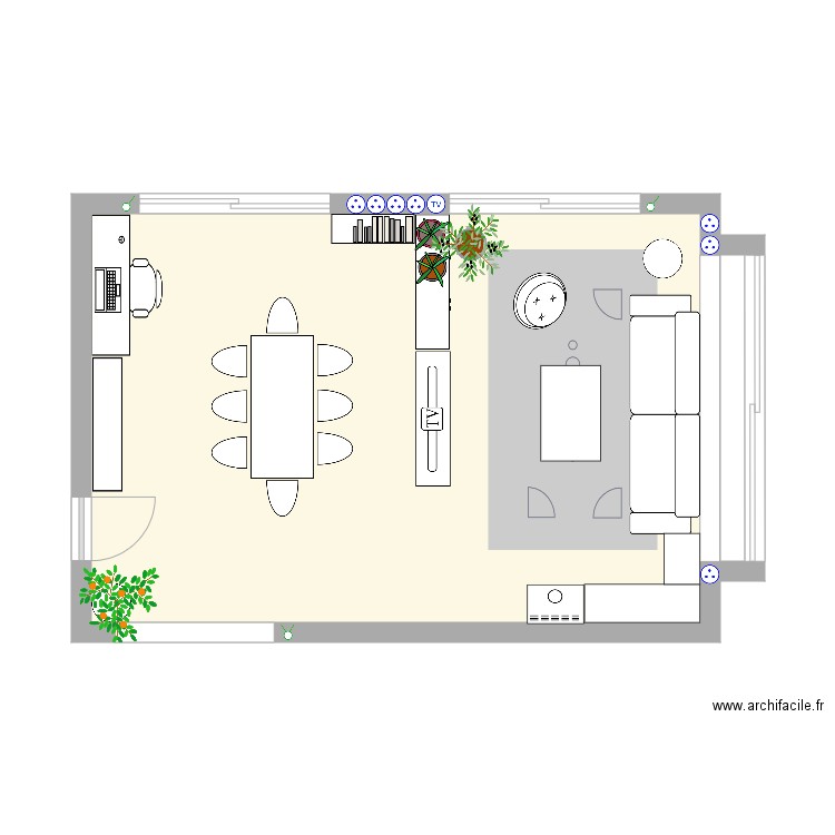 Living room. Plan de 0 pièce et 0 m2