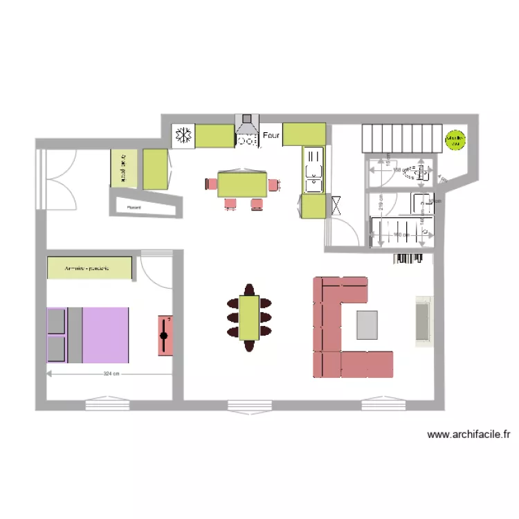 ERIC 23 MOLL SALON OUVERT 3. Plan de 