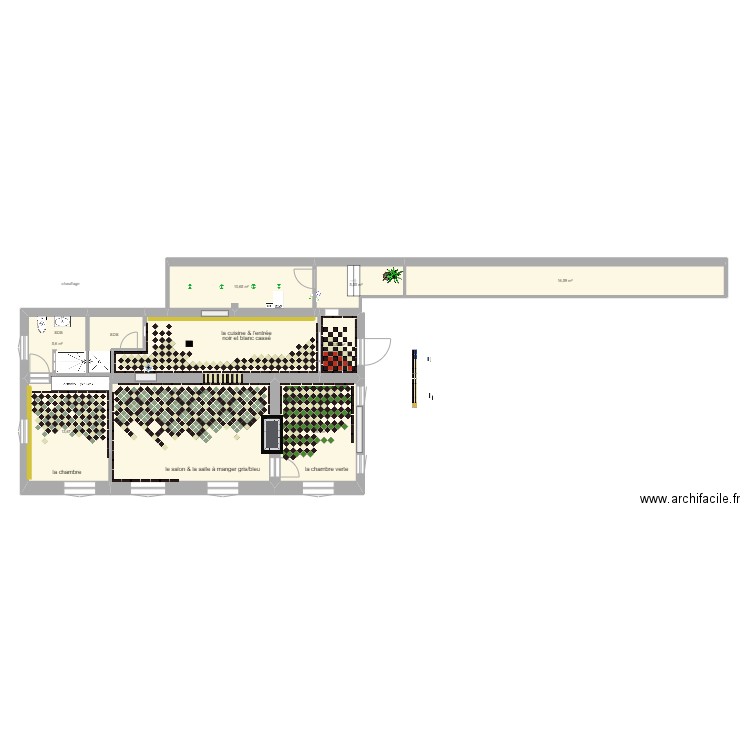 PLAN BIRIATOU 1er SOLS. Plan de 0 pièce et 0 m2