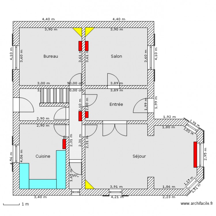 RDC M. Plan de 0 pièce et 0 m2