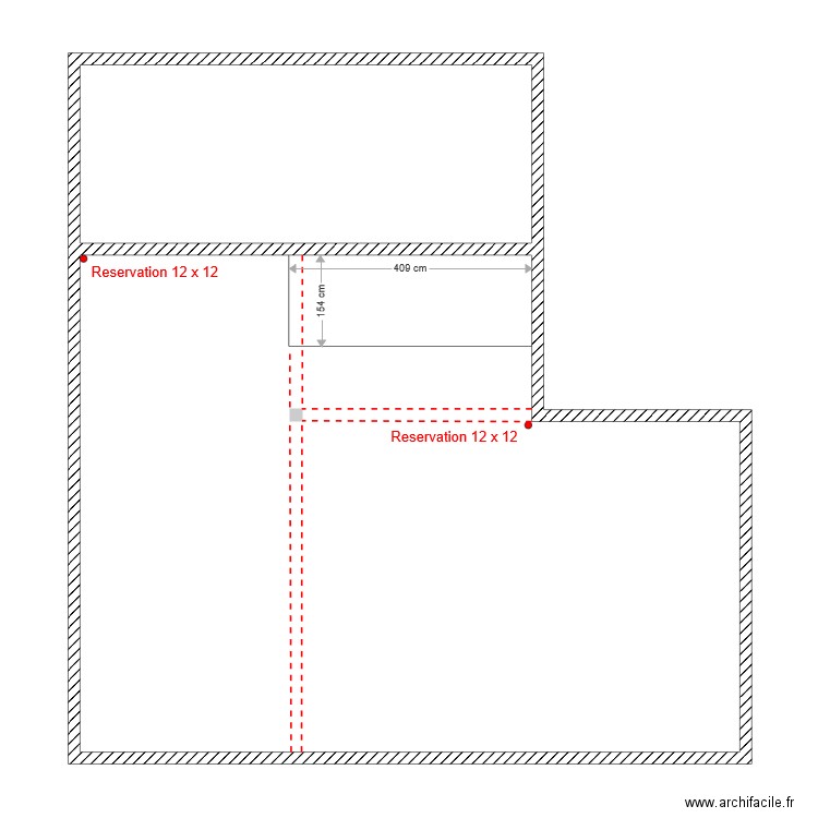 Plancher haut RDC. Plan de 0 pièce et 0 m2