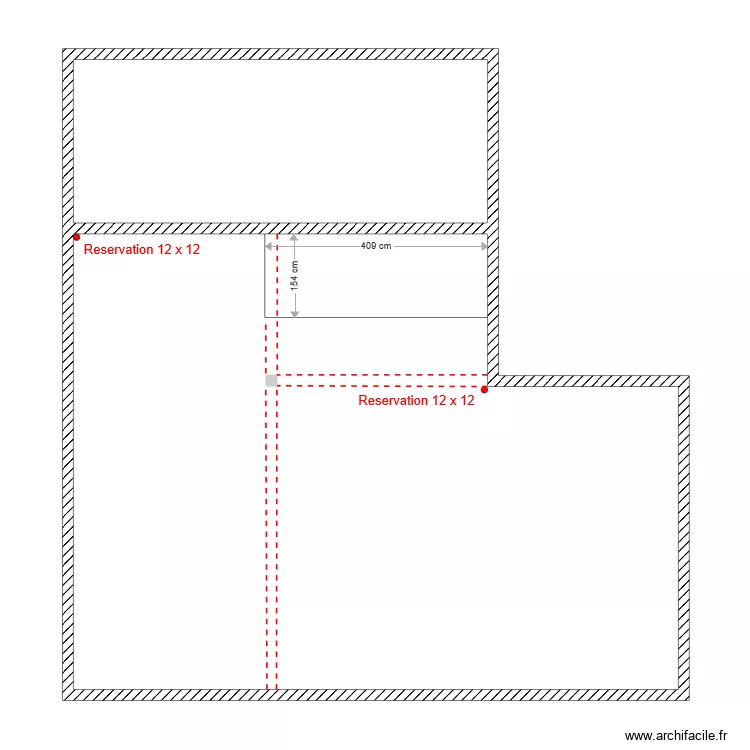 Plancher haut RDC. Plan de Plancher haut RDC. Plan de