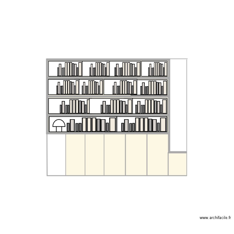 BIBLI FADIA BIS. Plan de 0 pièce et 0 m2