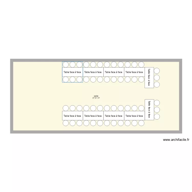 Plan Salle2. Plan de Plan Salle2. Plan de