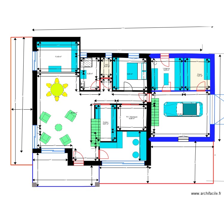 Plan 23. Plan de 0 pièce et 0 m2